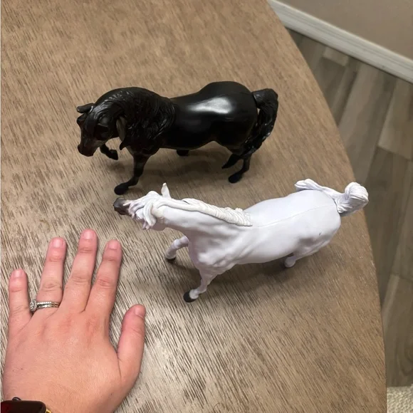 Traditional Breyer Horse #1298 Ranch Horse Lets Go Riding Western set of 2 - Picture 6 of 10